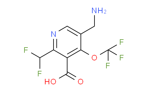 AM209833 | 1806780-76-6 | 5-(Aminomethyl)-2-(difluoromethyl)-4-(trifluoromethoxy)pyridine-3-carboxylic acid