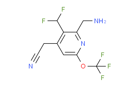 AM209837 | 1805161-98-1 | 2-(Aminomethyl)-3-(difluoromethyl)-6-(trifluoromethoxy)pyridine-4-acetonitrile