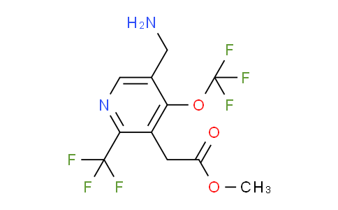 AM209839 | 1805227-27-3 | Methyl 5-(aminomethyl)-4-(trifluoromethoxy)-2-(trifluoromethyl)pyridine-3-acetate