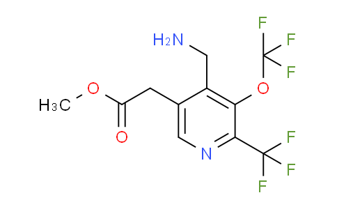 AM209841 | 1803993-98-7 | Methyl 4-(aminomethyl)-3-(trifluoromethoxy)-2-(trifluoromethyl)pyridine-5-acetate