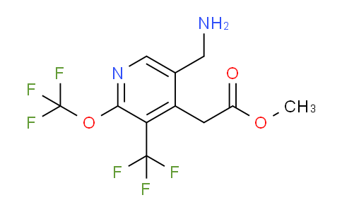 AM209842 | 1806759-95-4 | Methyl 5-(aminomethyl)-2-(trifluoromethoxy)-3-(trifluoromethyl)pyridine-4-acetate