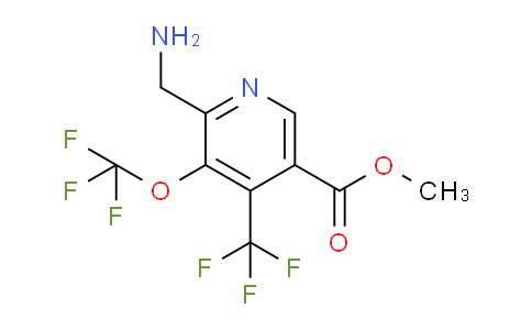 AM209848 | 1806165-15-0 | Methyl 2-(aminomethyl)-3-(trifluoromethoxy)-4-(trifluoromethyl)pyridine-5-carboxylate