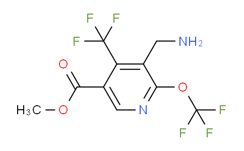 AM209849 | 1806067-38-8 | Methyl 3-(aminomethyl)-2-(trifluoromethoxy)-4-(trifluoromethyl)pyridine-5-carboxylate