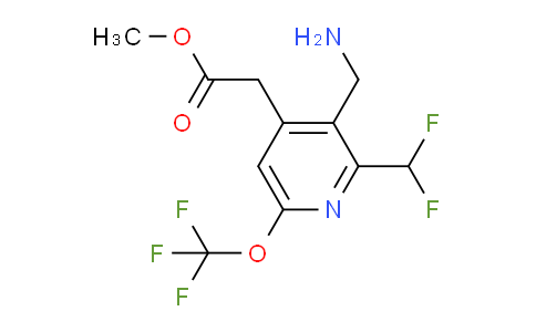 AM209851 | 1805298-02-5 | Methyl 3-(aminomethyl)-2-(difluoromethyl)-6-(trifluoromethoxy)pyridine-4-acetate