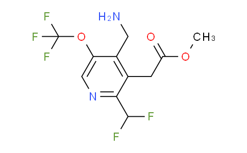 AM209852 | 1806167-89-4 | Methyl 4-(aminomethyl)-2-(difluoromethyl)-5-(trifluoromethoxy)pyridine-3-acetate