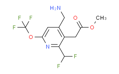 AM209853 | 1804669-27-9 | Methyl 4-(aminomethyl)-2-(difluoromethyl)-6-(trifluoromethoxy)pyridine-3-acetate