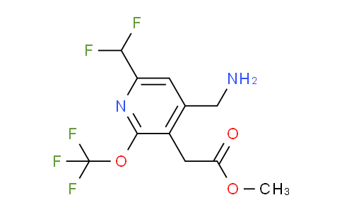 AM209854 | 1805298-16-1 | Methyl 4-(aminomethyl)-6-(difluoromethyl)-2-(trifluoromethoxy)pyridine-3-acetate