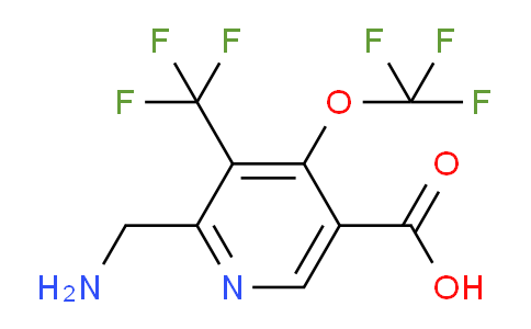 AM209859 | 1806164-91-9 | 2-(Aminomethyl)-4-(trifluoromethoxy)-3-(trifluoromethyl)pyridine-5-carboxylic acid