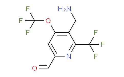 AM209860 | 1803991-40-3 | 3-(Aminomethyl)-4-(trifluoromethoxy)-2-(trifluoromethyl)pyridine-6-carboxaldehyde