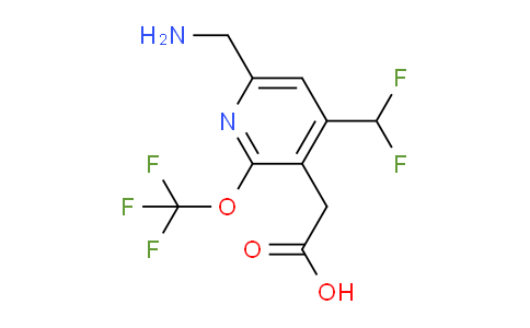 6-(Aminomethyl)-4-(difluoromethyl)-2-(trifluoromethoxy)pyridine-3-acetic acid