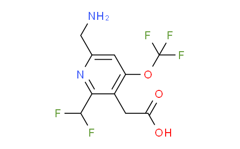 AM209869 | 1804713-90-3 | 6-(Aminomethyl)-2-(difluoromethyl)-4-(trifluoromethoxy)pyridine-3-acetic acid