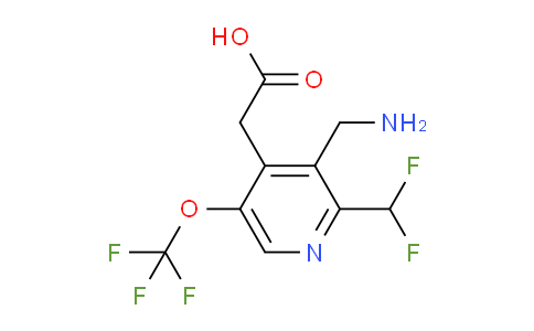 AM209870 | 1806167-62-3 | 3-(Aminomethyl)-2-(difluoromethyl)-5-(trifluoromethoxy)pyridine-4-acetic acid