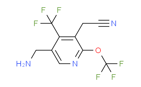 AM209872 | 1805093-02-0 | 5-(Aminomethyl)-2-(trifluoromethoxy)-4-(trifluoromethyl)pyridine-3-acetonitrile