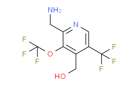 2-(Aminomethyl)-3-(trifluoromethoxy)-5-(trifluoromethyl)pyridine-4-methanol