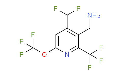 AM209882 | 1803990-45-5 | 3-(Aminomethyl)-4-(difluoromethyl)-6-(trifluoromethoxy)-2-(trifluoromethyl)pyridine