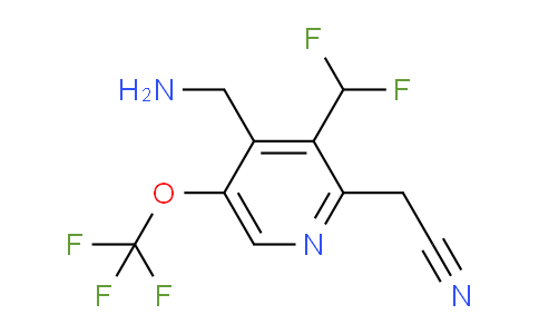 AM209884 | 1806169-16-3 | 4-(Aminomethyl)-3-(difluoromethyl)-5-(trifluoromethoxy)pyridine-2-acetonitrile