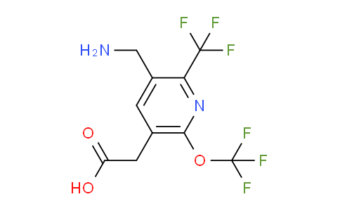 AM209894 | 1805227-16-0 | 3-(Aminomethyl)-6-(trifluoromethoxy)-2-(trifluoromethyl)pyridine-5-acetic acid