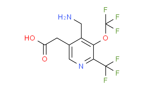 4-(Aminomethyl)-3-(trifluoromethoxy)-2-(trifluoromethyl)pyridine-5-acetic acid