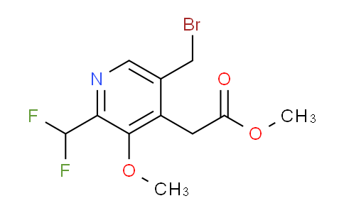 AM20991 | 1361734-68-0 | Methyl 5-(bromomethyl)-2-(difluoromethyl)-3-methoxypyridine-4-acetate