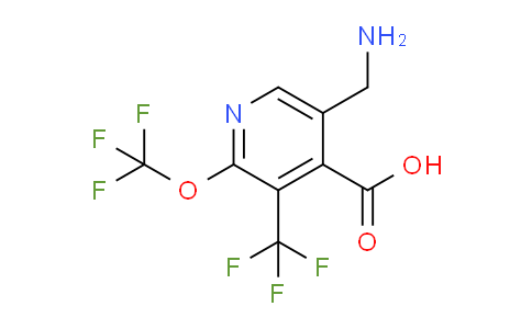 AM209916 | 1804666-00-9 | 5-(Aminomethyl)-2-(trifluoromethoxy)-3-(trifluoromethyl)pyridine-4-carboxylic acid