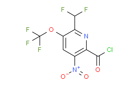 AM209918 | 1806775-33-6 | 2-(Difluoromethyl)-5-nitro-3-(trifluoromethoxy)pyridine-6-carbonyl chloride