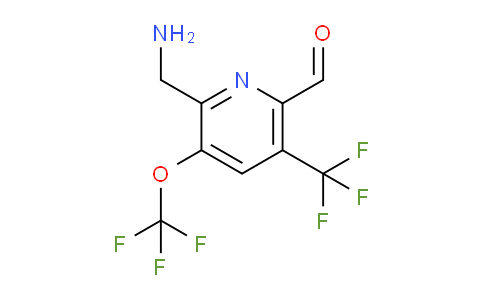 AM209923 | 1804851-95-3 | 2-(Aminomethyl)-3-(trifluoromethoxy)-5-(trifluoromethyl)pyridine-6-carboxaldehyde