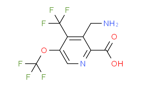 AM209924 | 1804665-92-6 | 3-(Aminomethyl)-5-(trifluoromethoxy)-4-(trifluoromethyl)pyridine-2-carboxylic acid