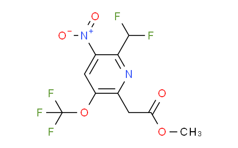 AM209929 | 1805017-00-8 | Methyl 2-(difluoromethyl)-3-nitro-5-(trifluoromethoxy)pyridine-6-acetate