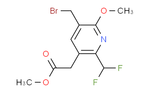 AM20993 | 1361784-72-6 | Methyl 3-(bromomethyl)-6-(difluoromethyl)-2-methoxypyridine-5-acetate