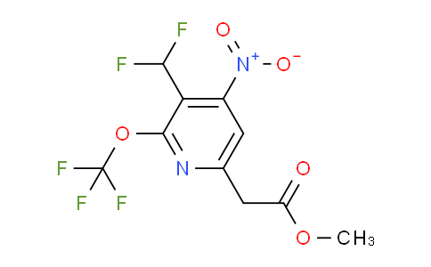 AM209930 | 1804849-60-2 | Methyl 3-(difluoromethyl)-4-nitro-2-(trifluoromethoxy)pyridine-6-acetate