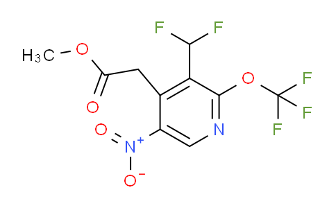 AM209933 | 1806757-21-0 | Methyl 3-(difluoromethyl)-5-nitro-2-(trifluoromethoxy)pyridine-4-acetate