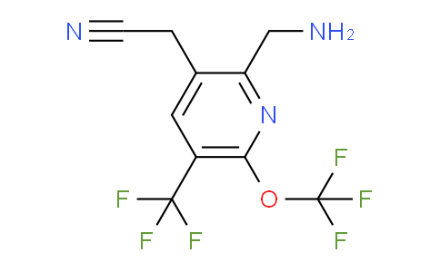 AM209936 | 1804663-32-8 | 2-(Aminomethyl)-6-(trifluoromethoxy)-5-(trifluoromethyl)pyridine-3-acetonitrile