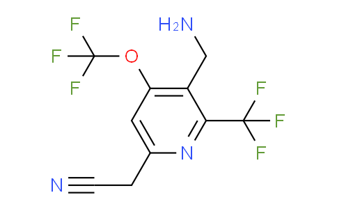 AM209938 | 1805225-72-2 | 3-(Aminomethyl)-4-(trifluoromethoxy)-2-(trifluoromethyl)pyridine-6-acetonitrile