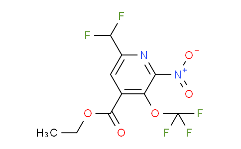 AM209939 | 1805299-66-4 | Ethyl 6-(difluoromethyl)-2-nitro-3-(trifluoromethoxy)pyridine-4-carboxylate