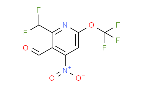 2-(Difluoromethyl)-4-nitro-6-(trifluoromethoxy)pyridine-3-carboxaldehyde