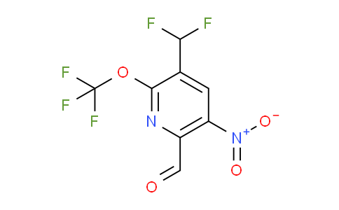 AM209970 | 1805299-22-2 | 3-(Difluoromethyl)-5-nitro-2-(trifluoromethoxy)pyridine-6-carboxaldehyde