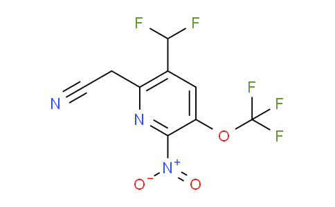 AM209975 | 1806764-65-7 | 5-(Difluoromethyl)-2-nitro-3-(trifluoromethoxy)pyridine-6-acetonitrile
