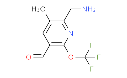 AM209977 | 1806780-51-7 | 2-(Aminomethyl)-3-methyl-6-(trifluoromethoxy)pyridine-5-carboxaldehyde