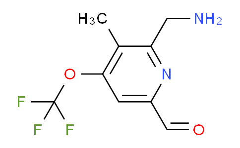 AM209985 | 1804845-16-6 | 2-(Aminomethyl)-3-methyl-4-(trifluoromethoxy)pyridine-6-carboxaldehyde