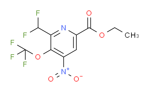 AM210021 | 1805299-52-8 | Ethyl 2-(difluoromethyl)-4-nitro-3-(trifluoromethoxy)pyridine-6-carboxylate