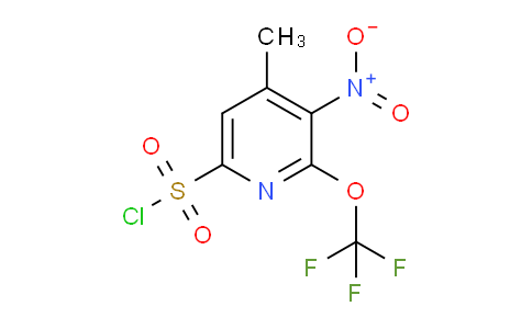 4-Methyl-3-nitro-2-(trifluoromethoxy)pyridine-6-sulfonyl chloride