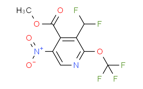Methyl 3-(difluoromethyl)-5-nitro-2-(trifluoromethoxy)pyridine-4-carboxylate