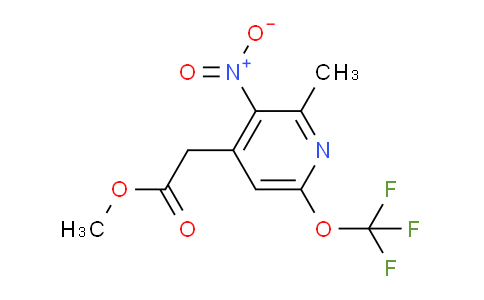 Methyl 2-methyl-3-nitro-6-(trifluoromethoxy)pyridine-4-acetate