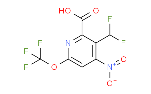 AM210049 | 1805157-83-8 | 3-(Difluoromethyl)-4-nitro-6-(trifluoromethoxy)pyridine-2-carboxylic acid