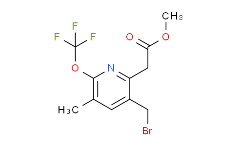 AM21008 | 1361794-57-1 | Methyl 3-(bromomethyl)-5-methyl-6-(trifluoromethoxy)pyridine-2-acetate