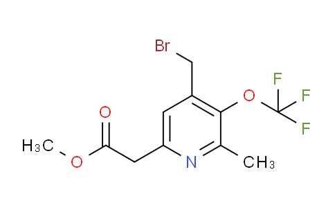 AM21011 | 1361713-14-5 | Methyl 4-(bromomethyl)-2-methyl-3-(trifluoromethoxy)pyridine-6-acetate