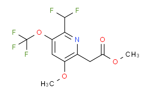 AM210121 | 1806256-76-7 | Methyl 2-(difluoromethyl)-5-methoxy-3-(trifluoromethoxy)pyridine-6-acetate