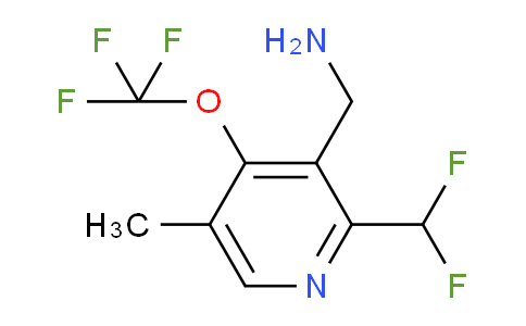 3-(Aminomethyl)-2-(difluoromethyl)-5-methyl-4-(trifluoromethoxy)pyridine