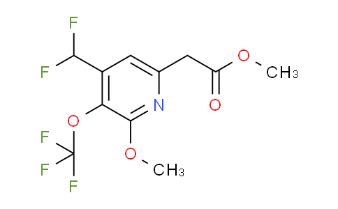 AM210125 | 1806168-26-2 | Methyl 4-(difluoromethyl)-2-methoxy-3-(trifluoromethoxy)pyridine-6-acetate