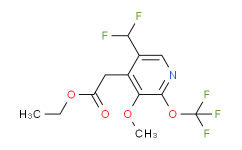AM210126 | 1804955-09-6 | Ethyl 5-(difluoromethyl)-3-methoxy-2-(trifluoromethoxy)pyridine-4-acetate